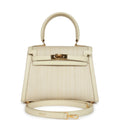 New Hermes Kelly Sellier 20 Parchemin Crinoline and Box Gold Hardware