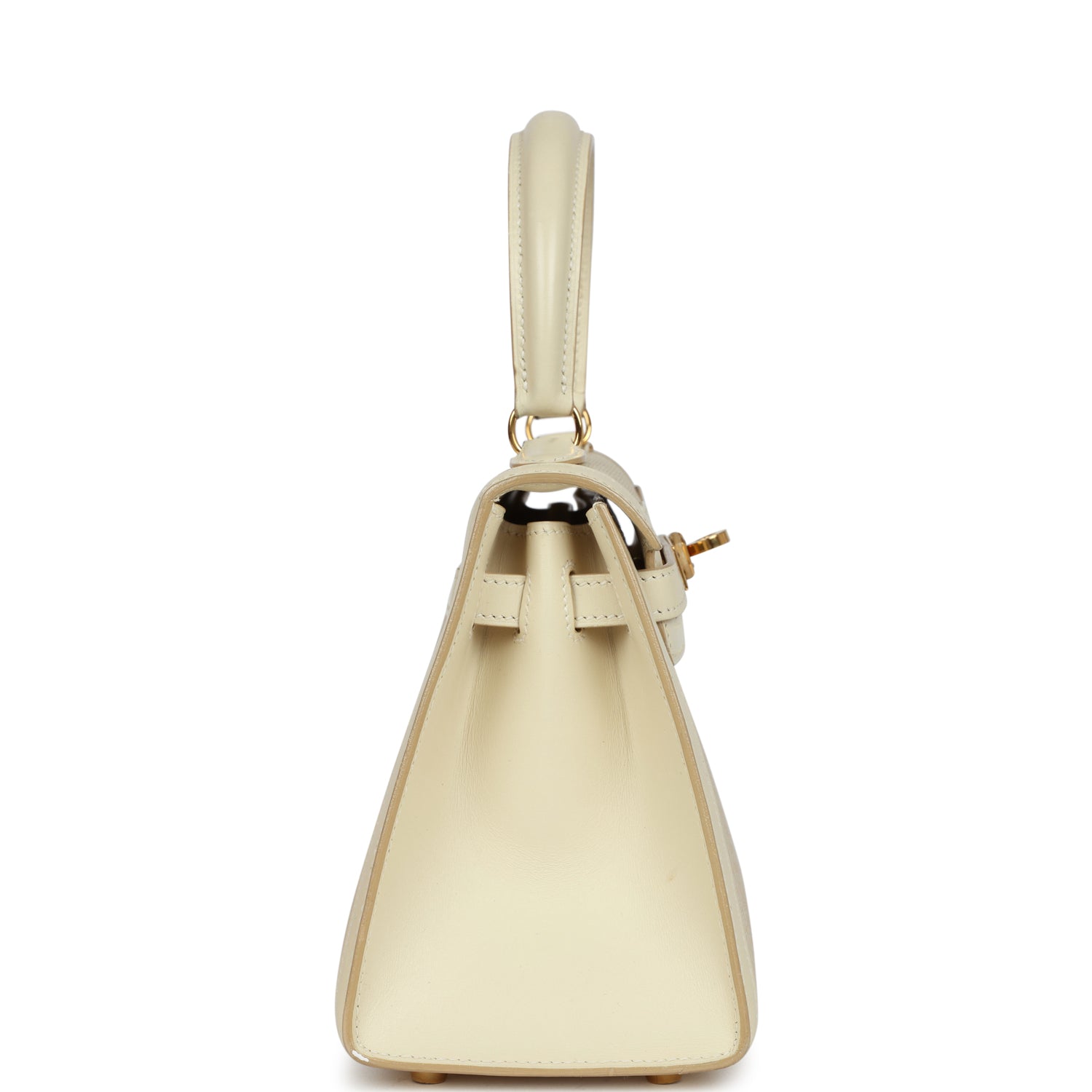 New Hermes Kelly Sellier 20 Parchemin Crinoline and Box Gold Hardware