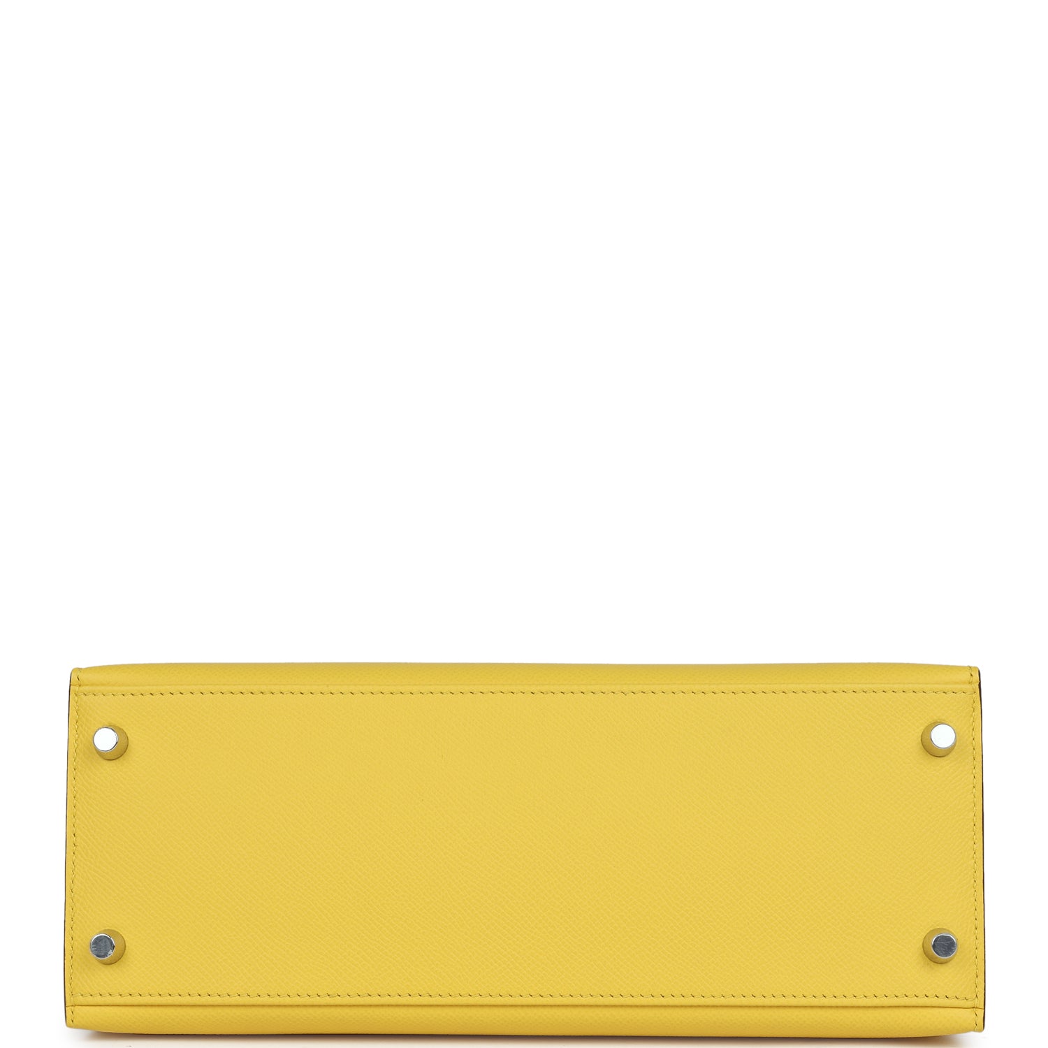 Hermes Kelly Sellier 28 Jaune de Naples Epsom Palladium Hardware
