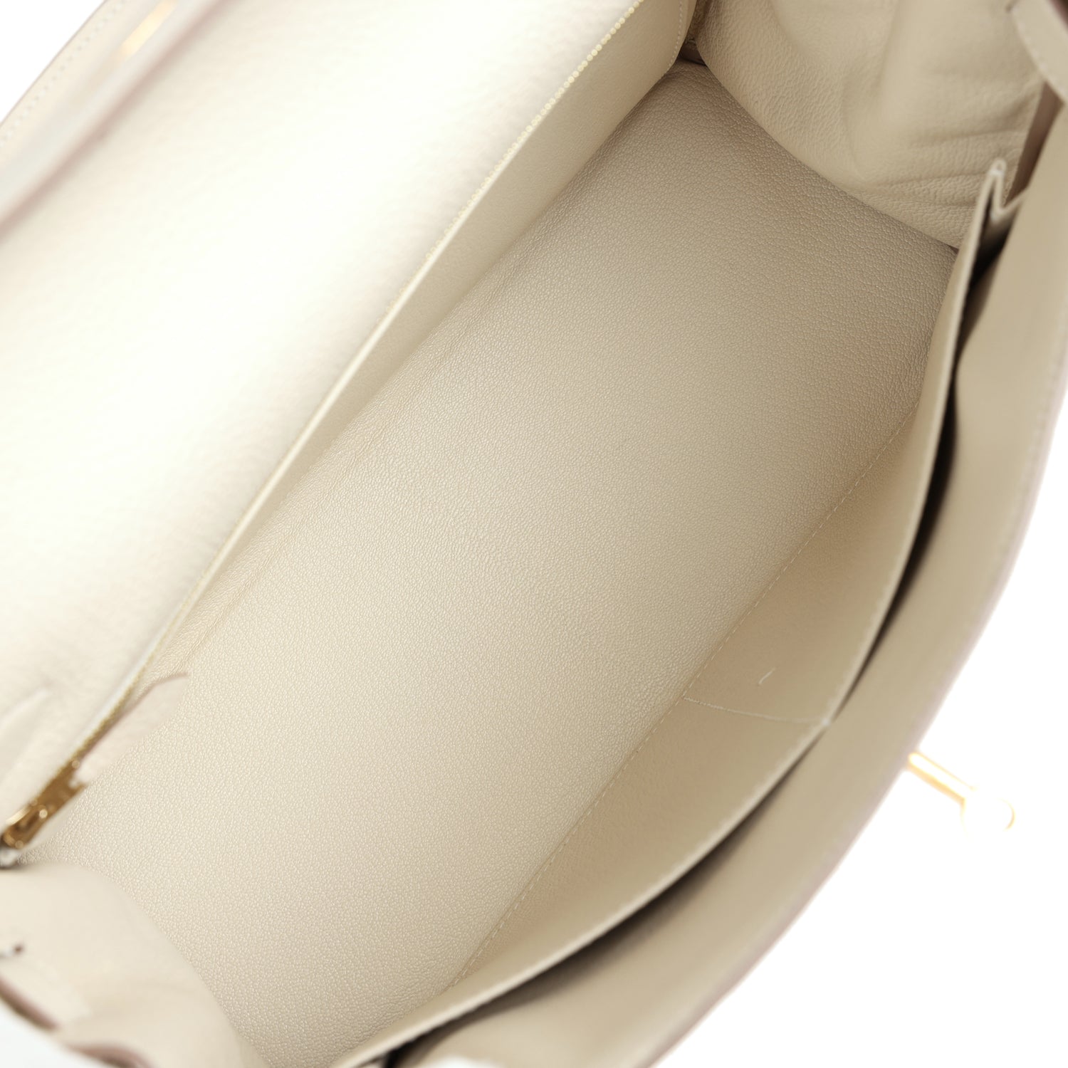 Hermes Kelly Retourne 32 Craie Togo Gold Hardware