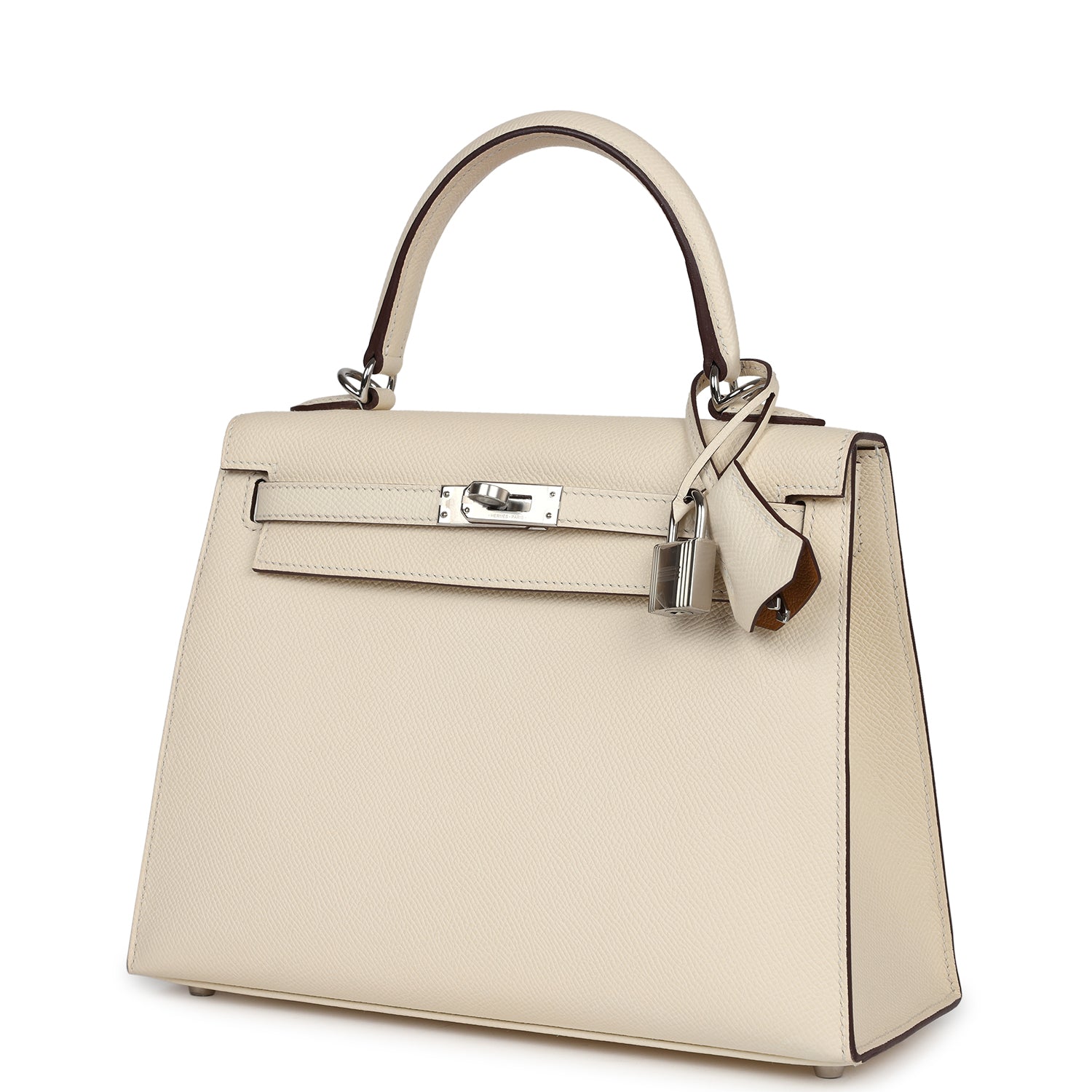 Hermes Kelly Sellier 25 Nata Verso Epsom Palladium Hardware
