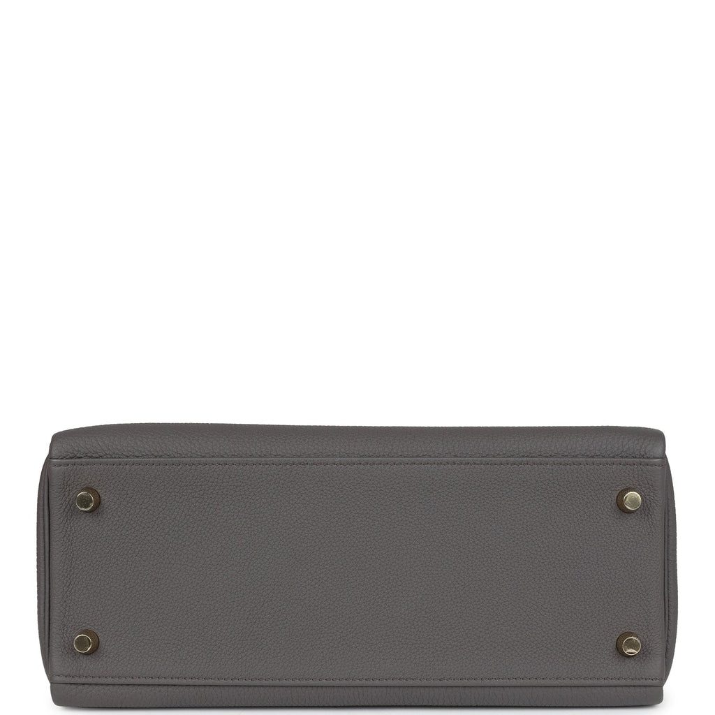 Hermes Kelly Retourne 28 Etain Togo Gold Hardware