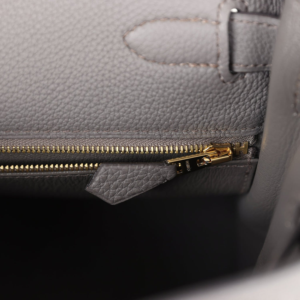 Hermes Kelly Retourne 28 Etain Togo Gold Hardware