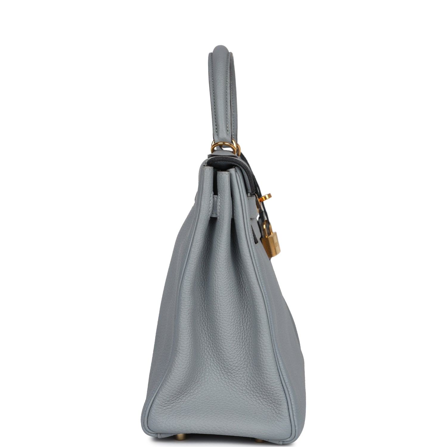 New Hermes Kelly Retourne 32 Bleu Glacier Togo Gold Hardware