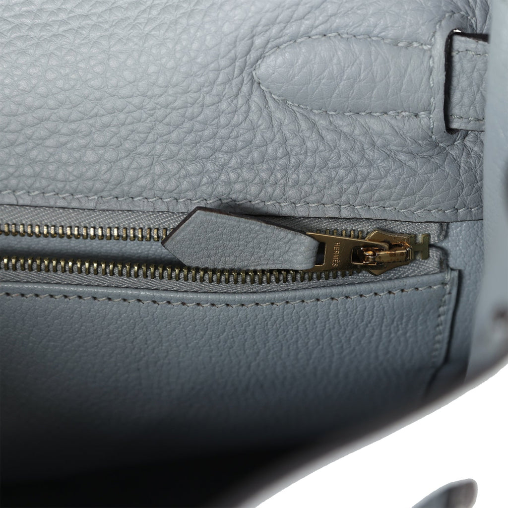 New Hermes Kelly Retourne 32 Bleu Glacier Togo Gold Hardware