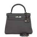 Hermes Kelly Retourne 28 Etain Togo Palladium Hardware