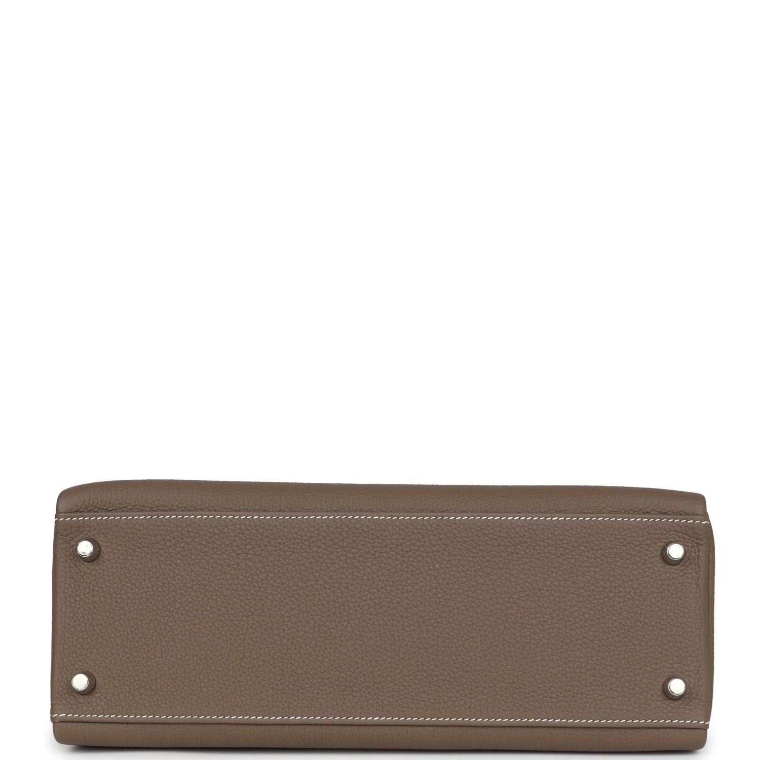 Hermes Kelly Retourne 32 Etoupe Togo Palladium Hardware