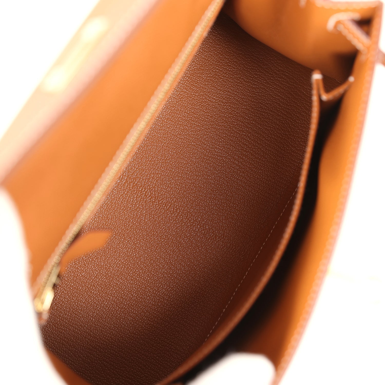 Hermes Kelly Sellier 25 Gold Epsom Gold Hardware