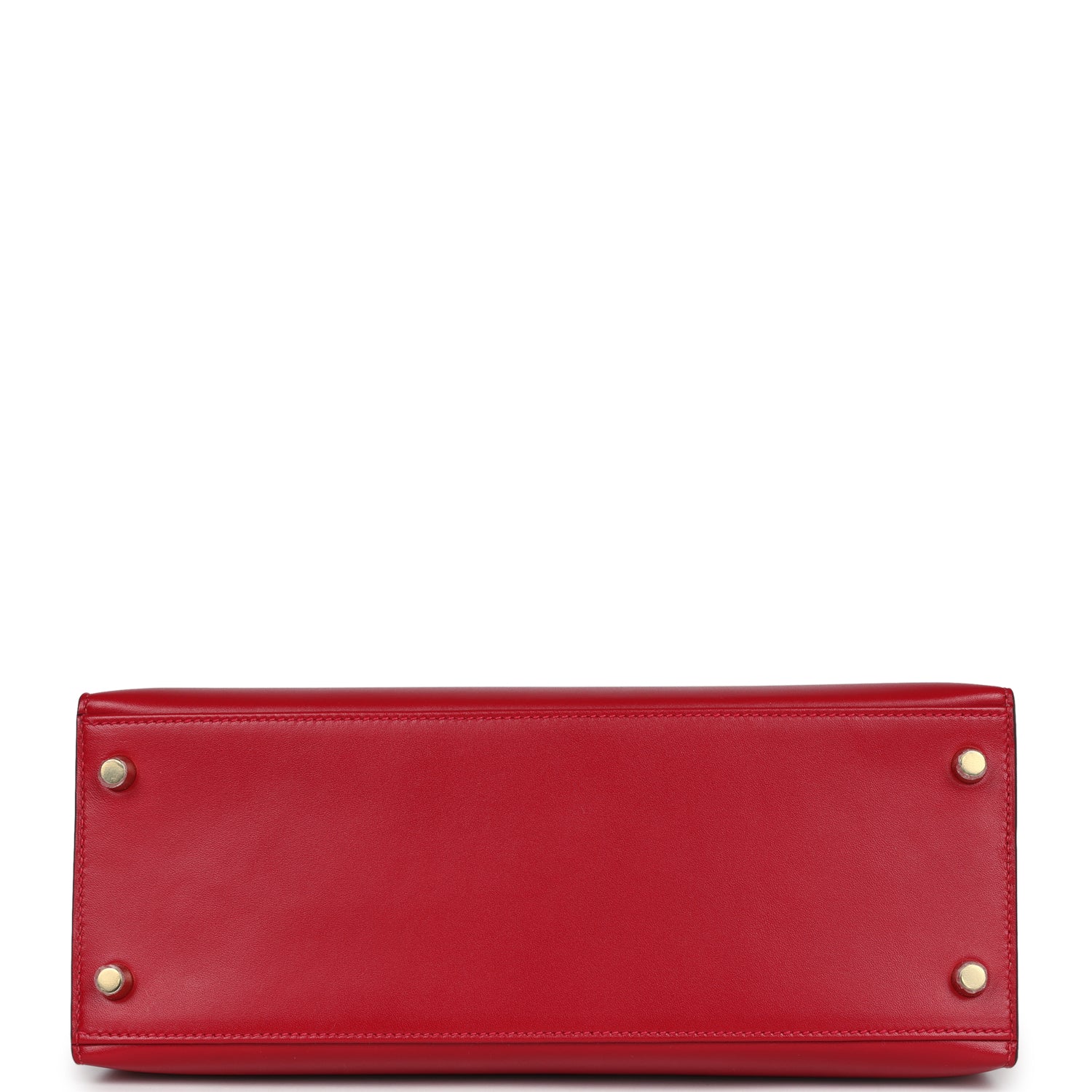 Hermes Kelly Sellier 28 Rouge Vif Tadelakt Gold Hardware