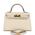 Hermes Kelly Sellier 20 Nata Epsom Gold Hardware