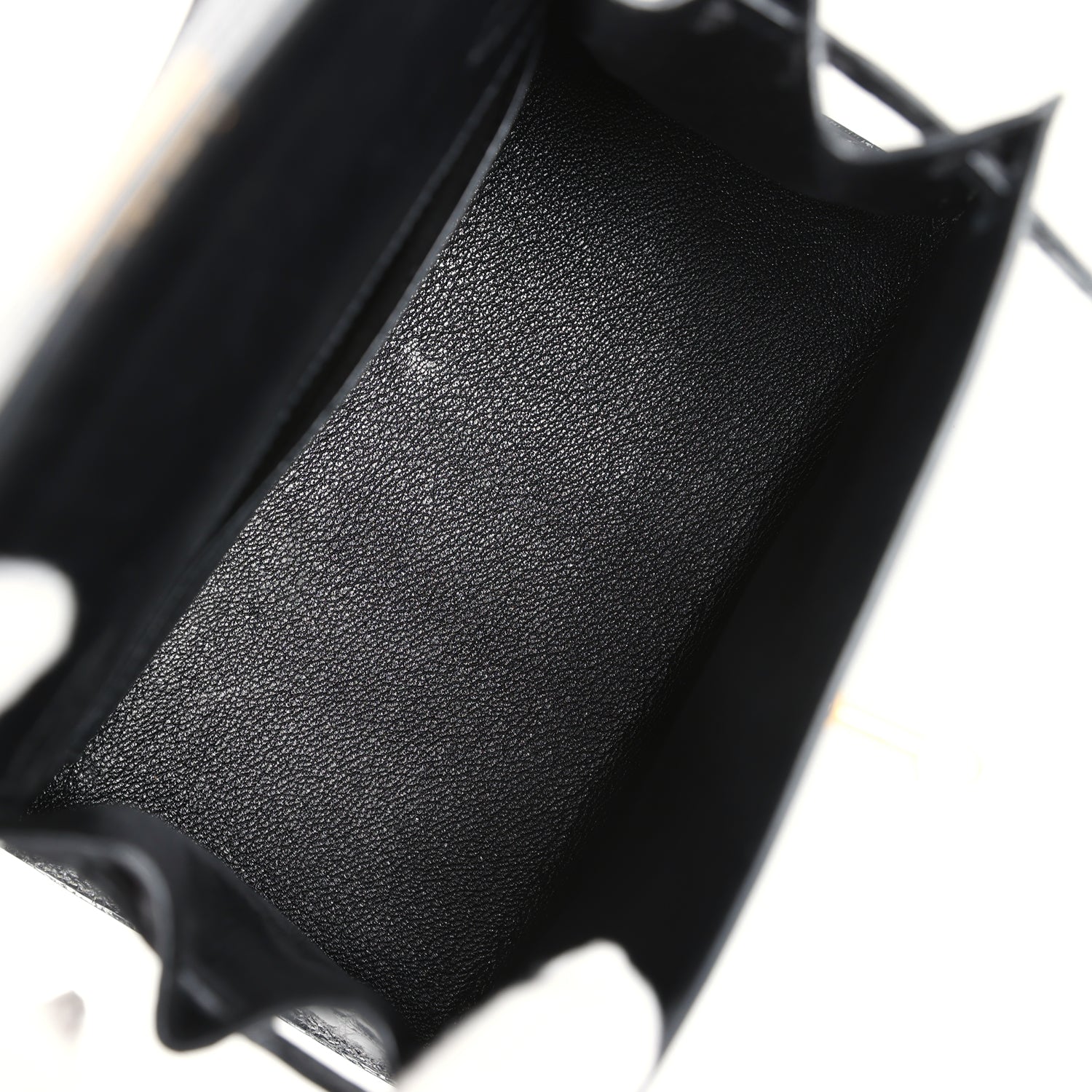 New Hermes Kelly Sellier 20 Black Shiny Alligator Gold Hardware