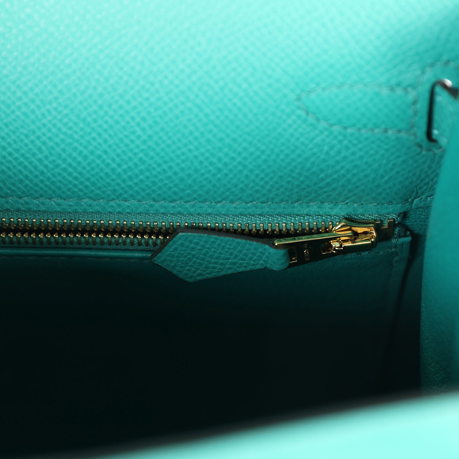 New Hermes Kelly Sellier 25 Vert Verone Epsom Gold Hardware