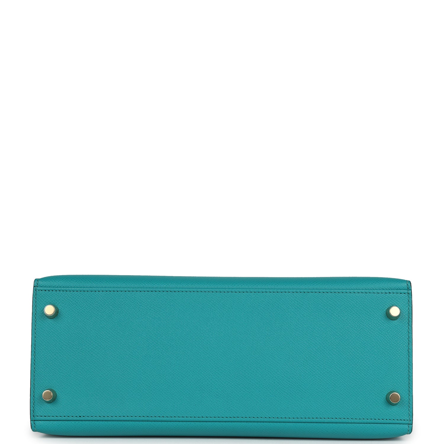 Pre-owned Hermes Kelly Sellier 28 Vert Verone Epsom Gold Hardware
