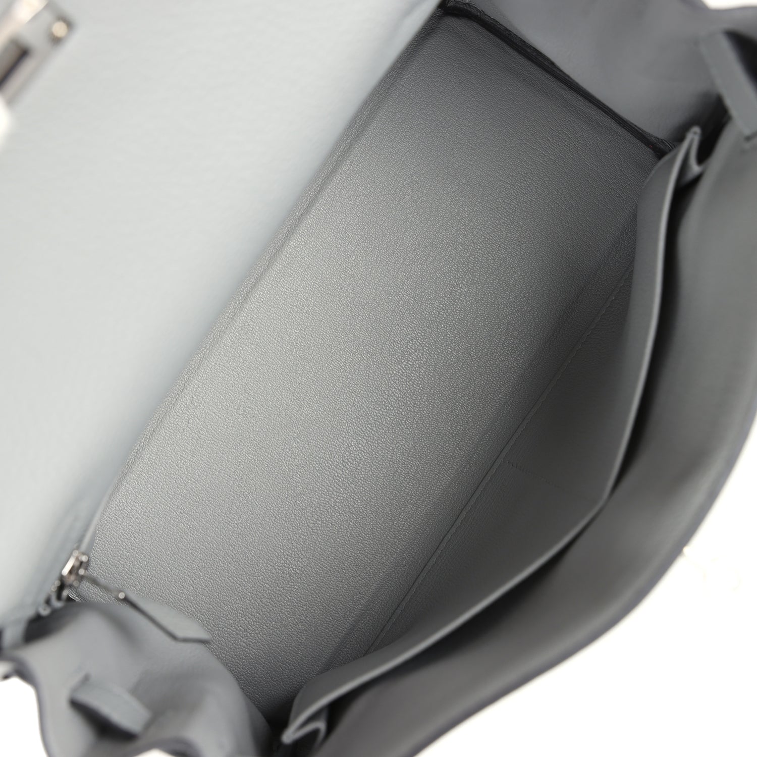 Hermes Kelly Retourne 28 Gris Mouette Togo Palladium Hardware