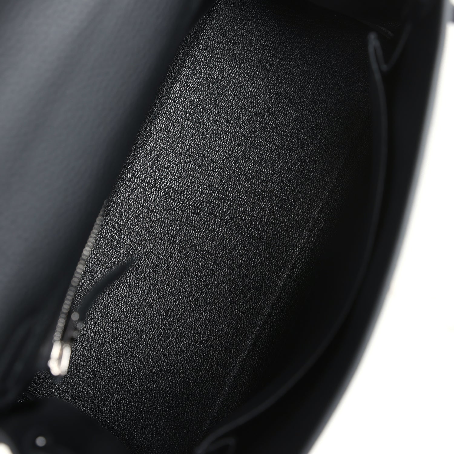Hermes Kelly Retourne 25 Black Togo Palladium Hardware