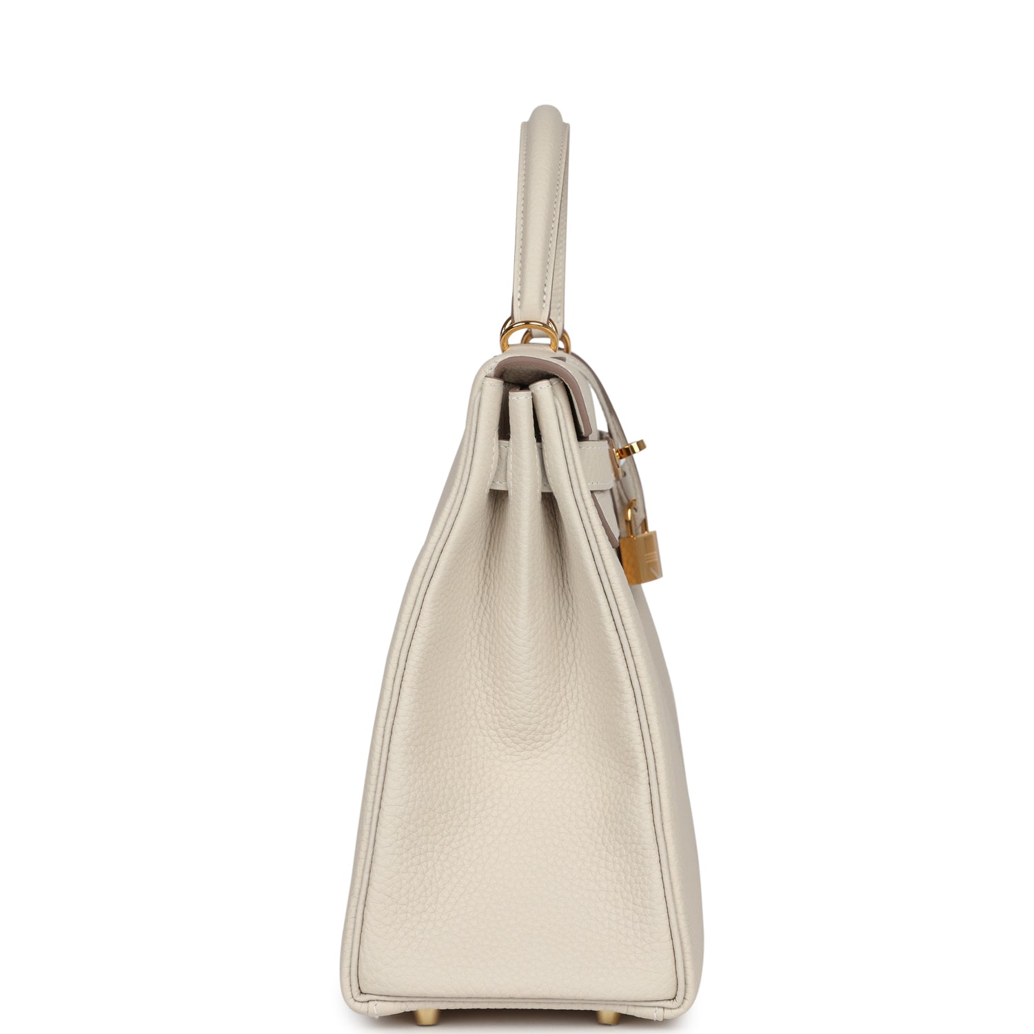 New Hermes Kelly Retourne 32 Craie Togo Gold Hardware