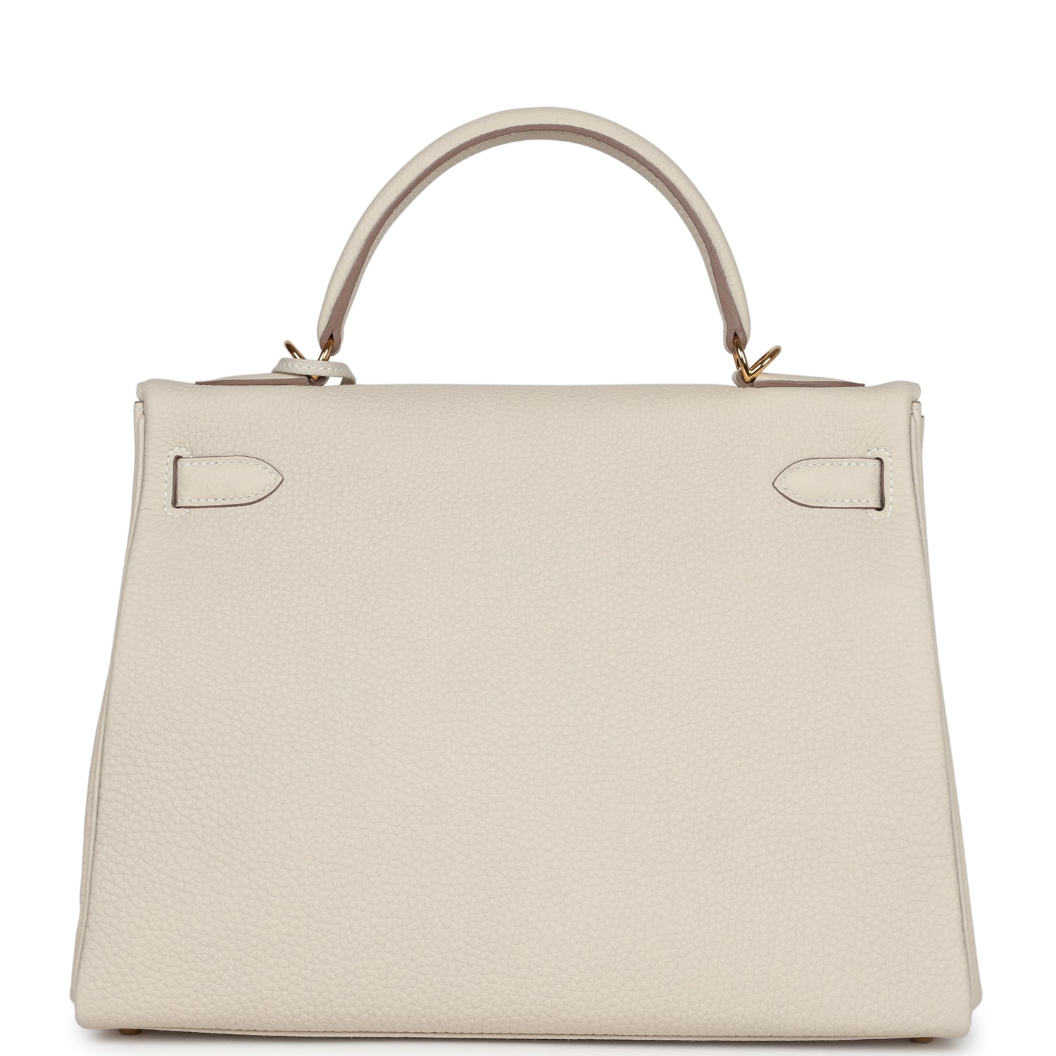 New Hermes Kelly Retourne 32 Craie Togo Gold Hardware