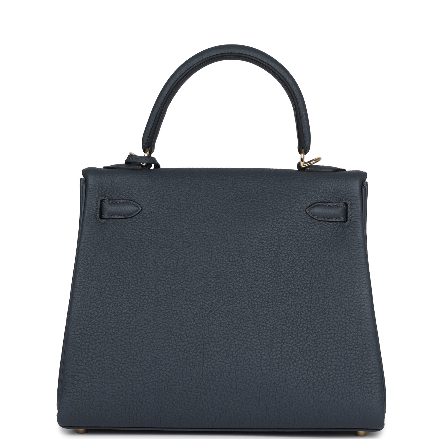 Hermes Kelly Retourne 25 Gris Misty Togo Permabrass Hardware