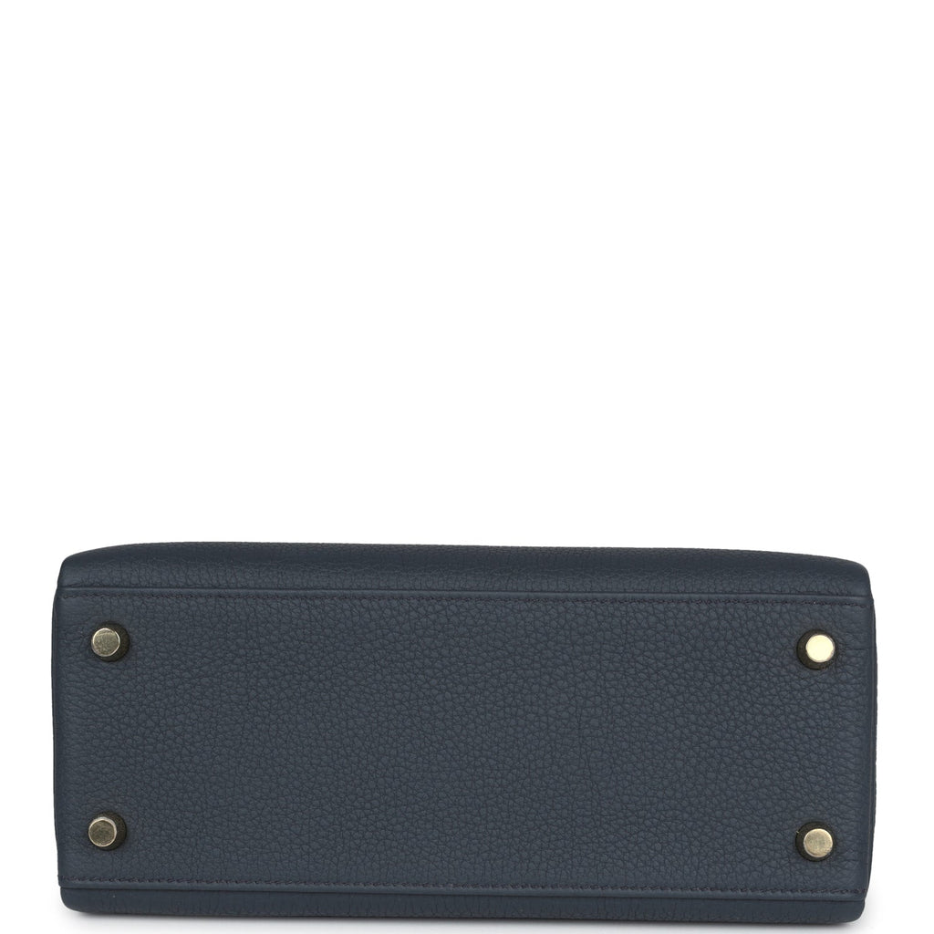 Hermes Kelly Retourne 25 Gris Misty Togo Permabrass Hardware
