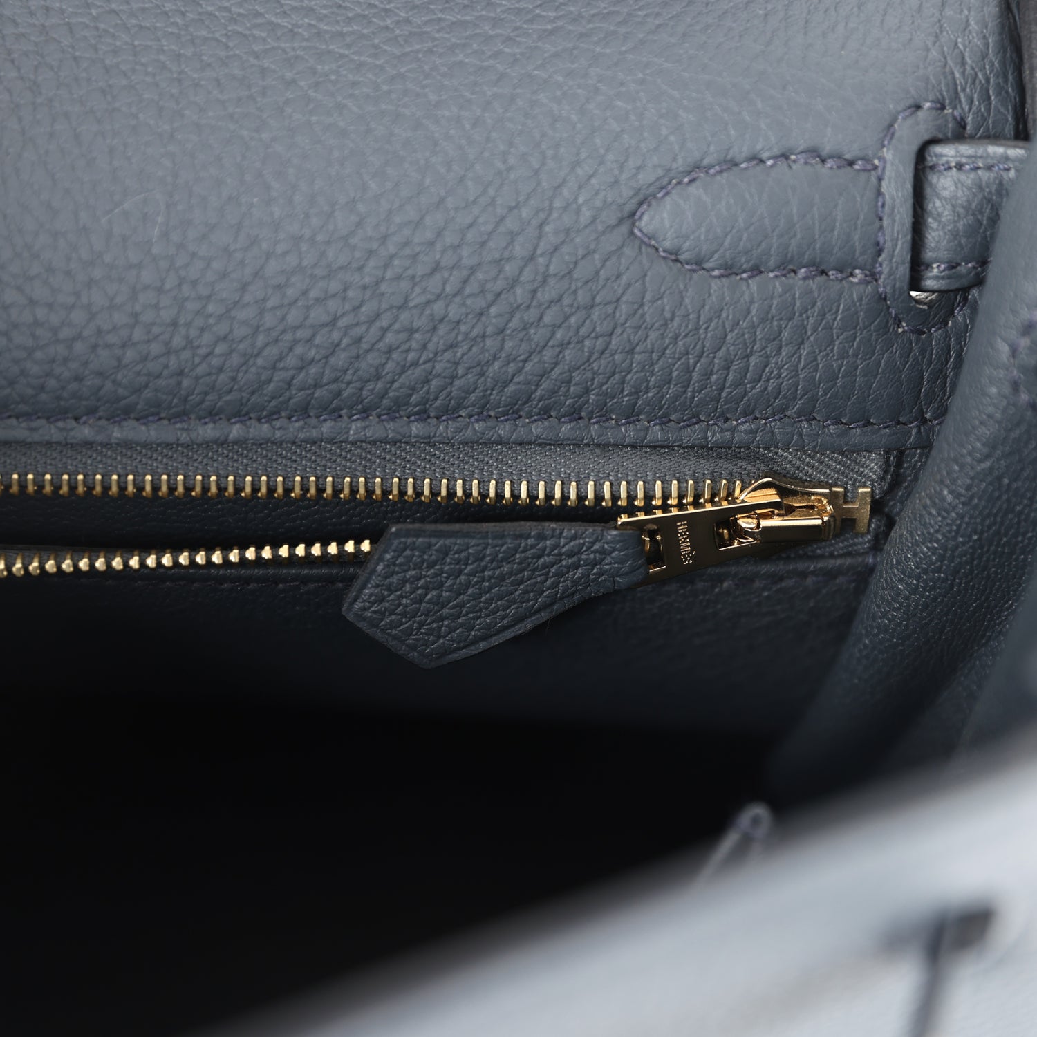 Hermes Kelly Retourne 25 Gris Misty Togo Permabrass Hardware