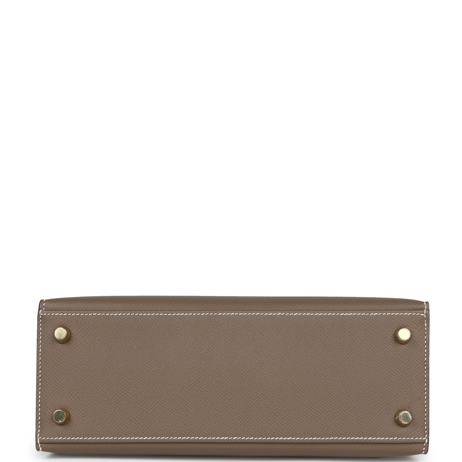 Hermes Kelly Sellier 25 Etoupe Epsom Gold Hardware