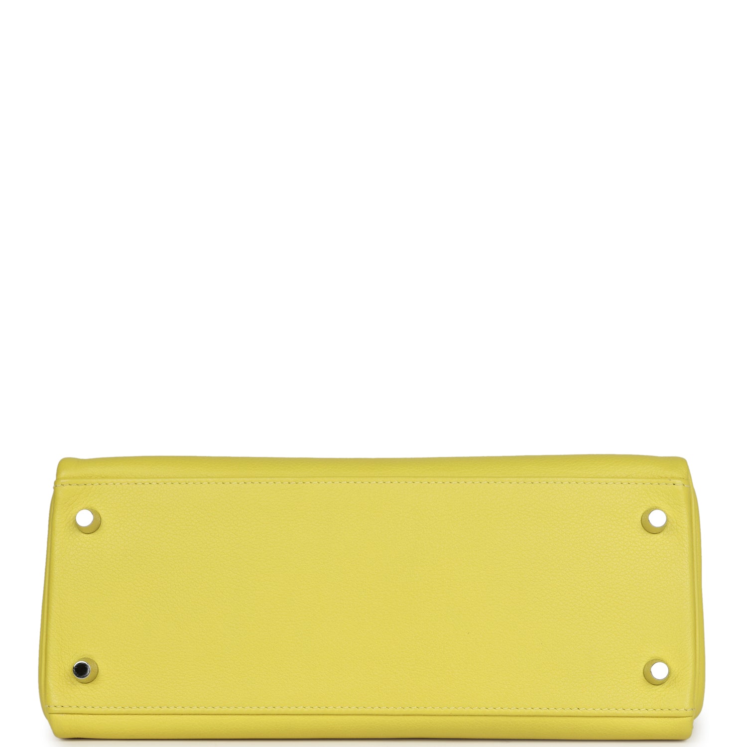 New Hermes Kelly Retourne 28 Lime Evercolor Palladium Hardware