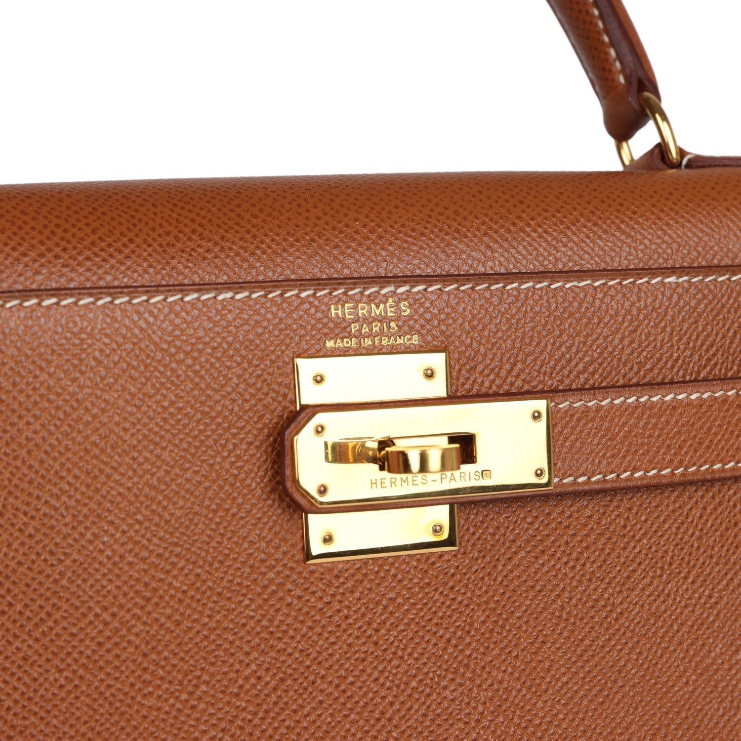 New Hermes Kelly Sellier 28 Gold Courchevel Gold Hardware
