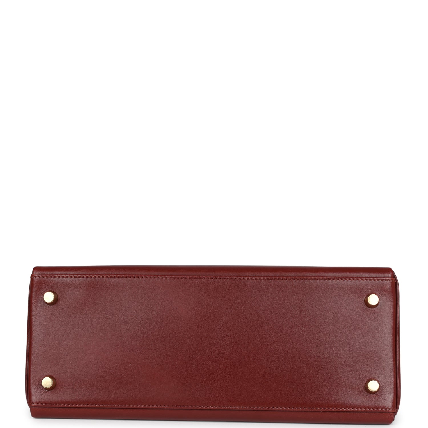New Hermes Kelly Sellier 28 Rouge Vif Box Gold Hardware