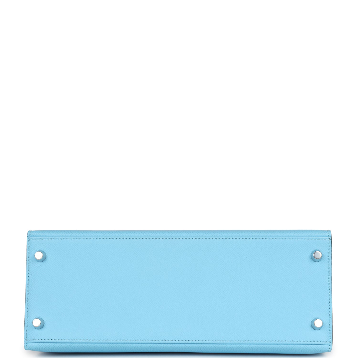 Hermes Kelly Sellier 28 Bleu Celeste Epsom Palladium Hardware