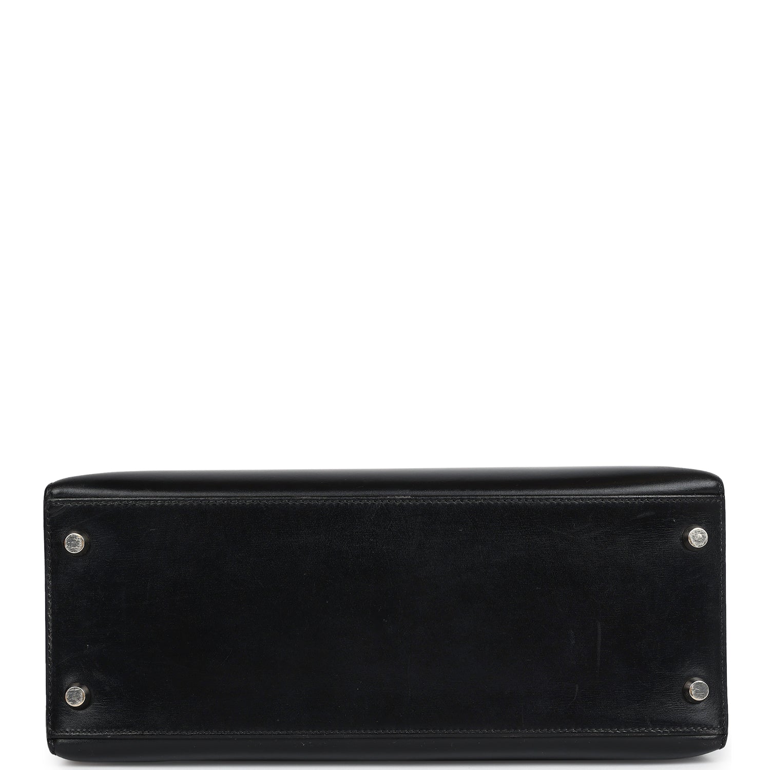 New Hermes Kelly Sellier 28 Black Box Palladium Hardware