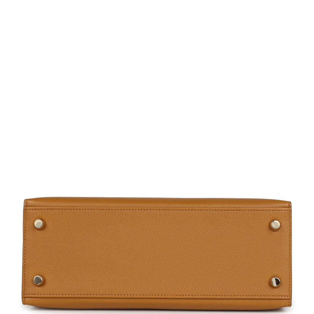 Hermes Kelly Sellier 25 Sesame Epsom Gold Hardware