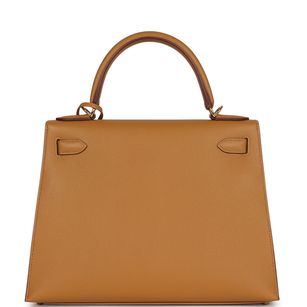 Hermes Kelly Sellier 28 Sesame Epsom Gold Hardware