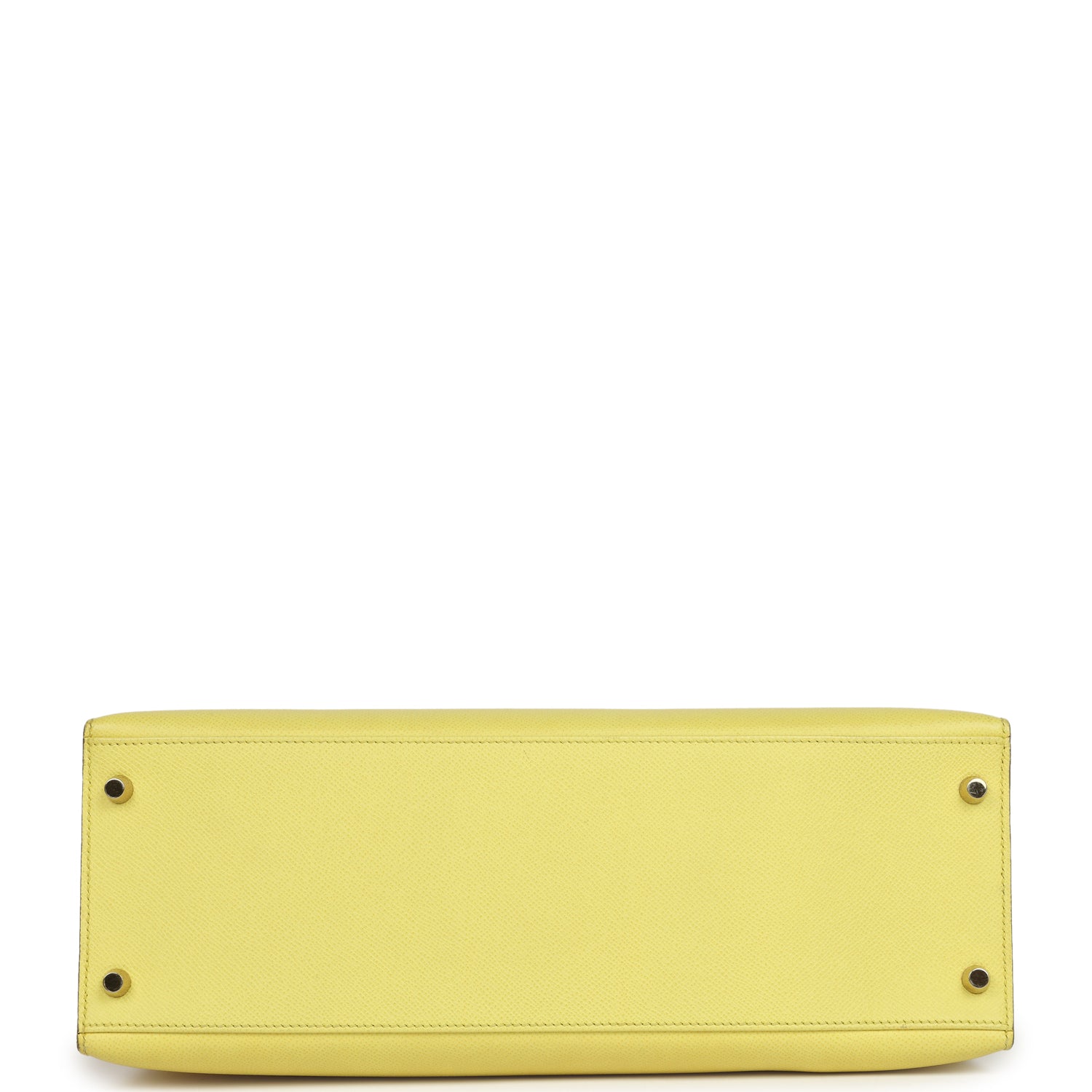 New Hermes Kelly Sellier 35 Soufre Epsom Gold Hardware