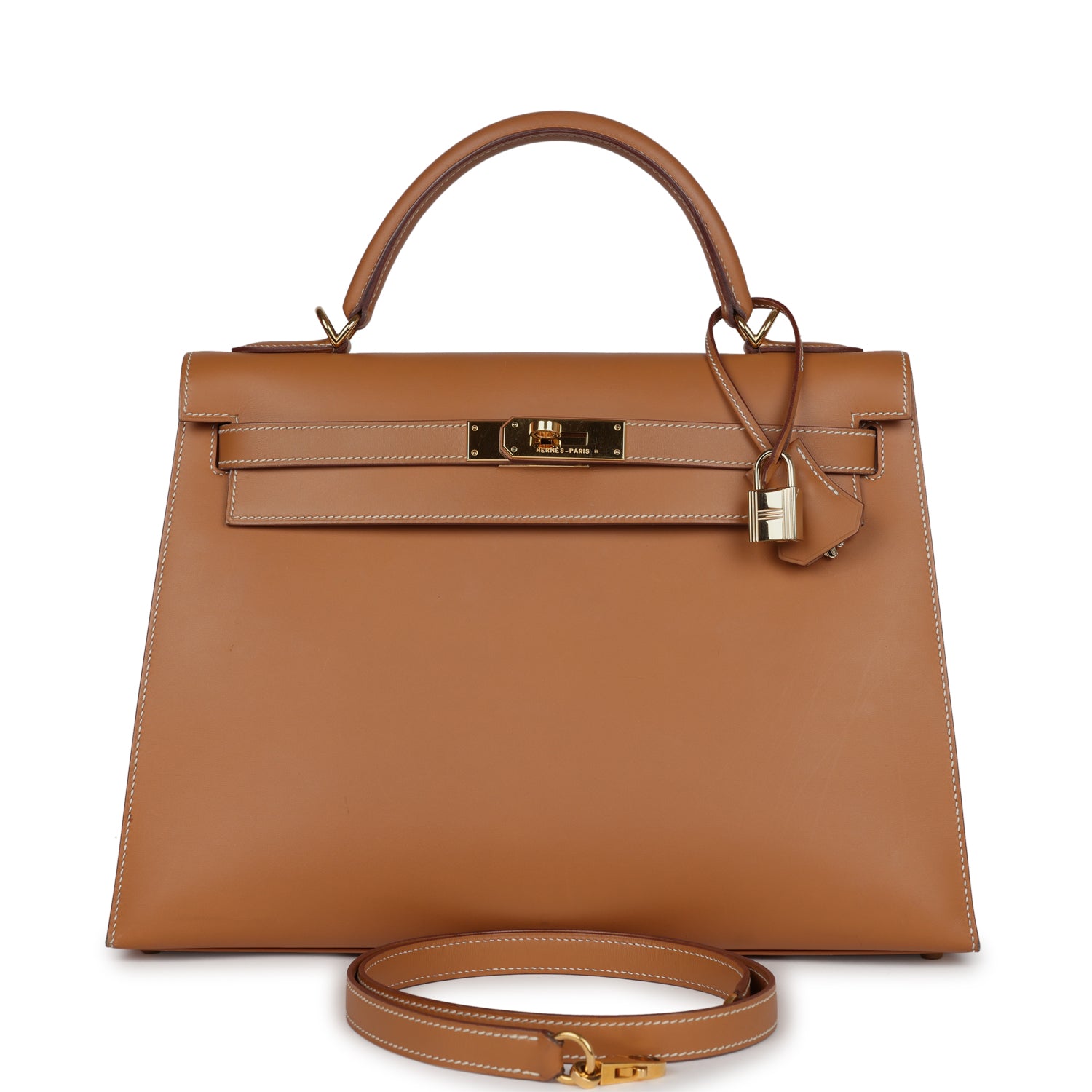 New Hermes Kelly Sellier 32 Gold Chamonix Gold Hardware