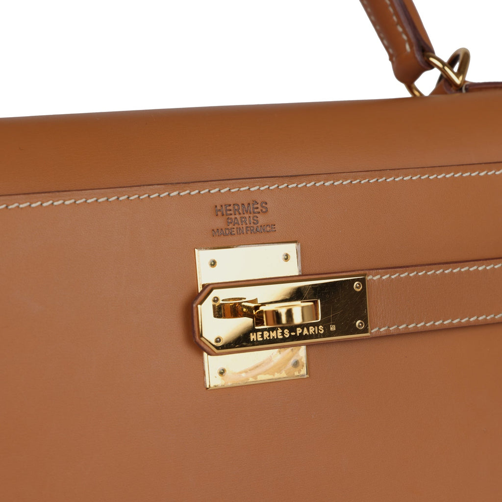 New Hermes Kelly Sellier 32 Gold Chamonix Gold Hardware
