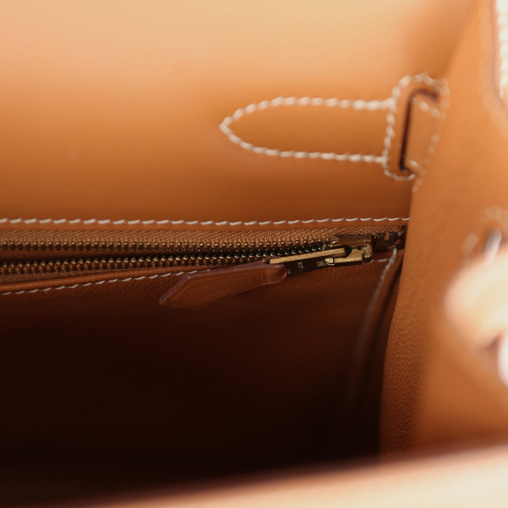 New Hermes Kelly Sellier 32 Gold Chamonix Gold Hardware