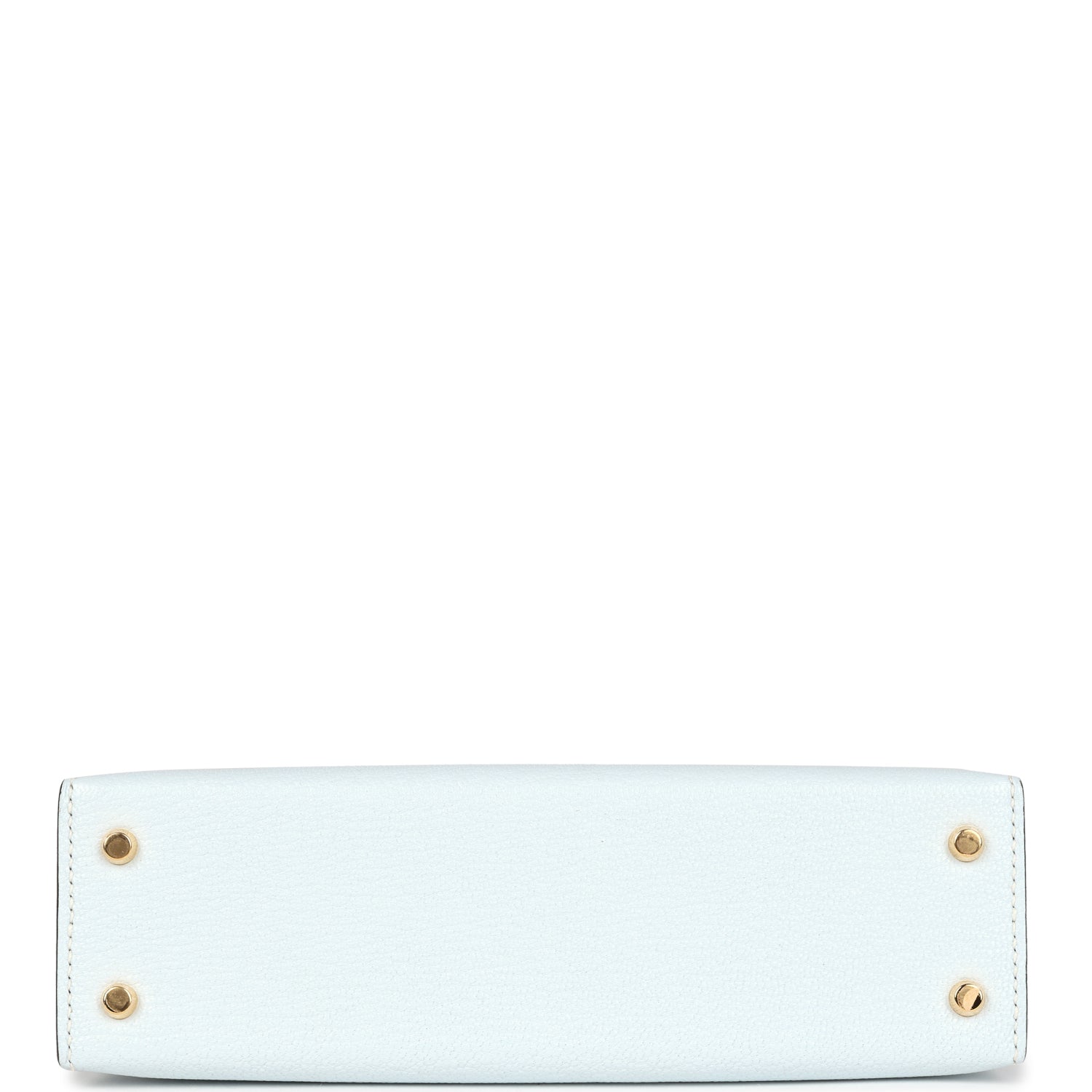 New Hermes Kelly Sellier 20 Bleu Brume Chevre Gold Hardware
