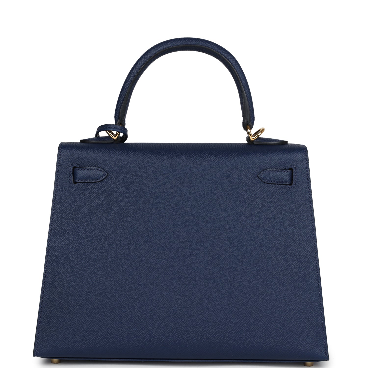 Hermes Kelly Sellier 25 Bleu Navy Epsom Gold Hardware