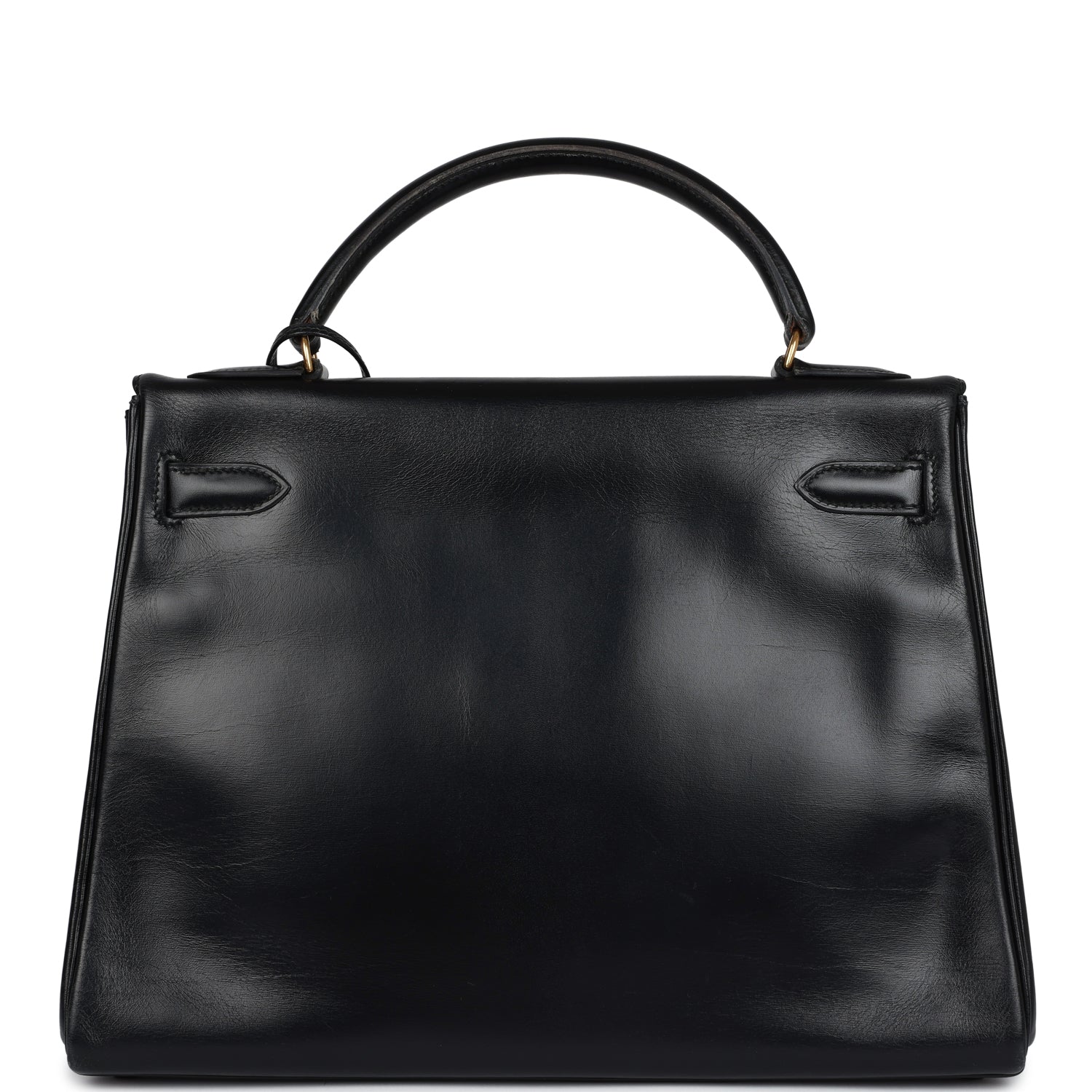 New Hermes Kelly Retourne 32 Black Box Gold Hardware