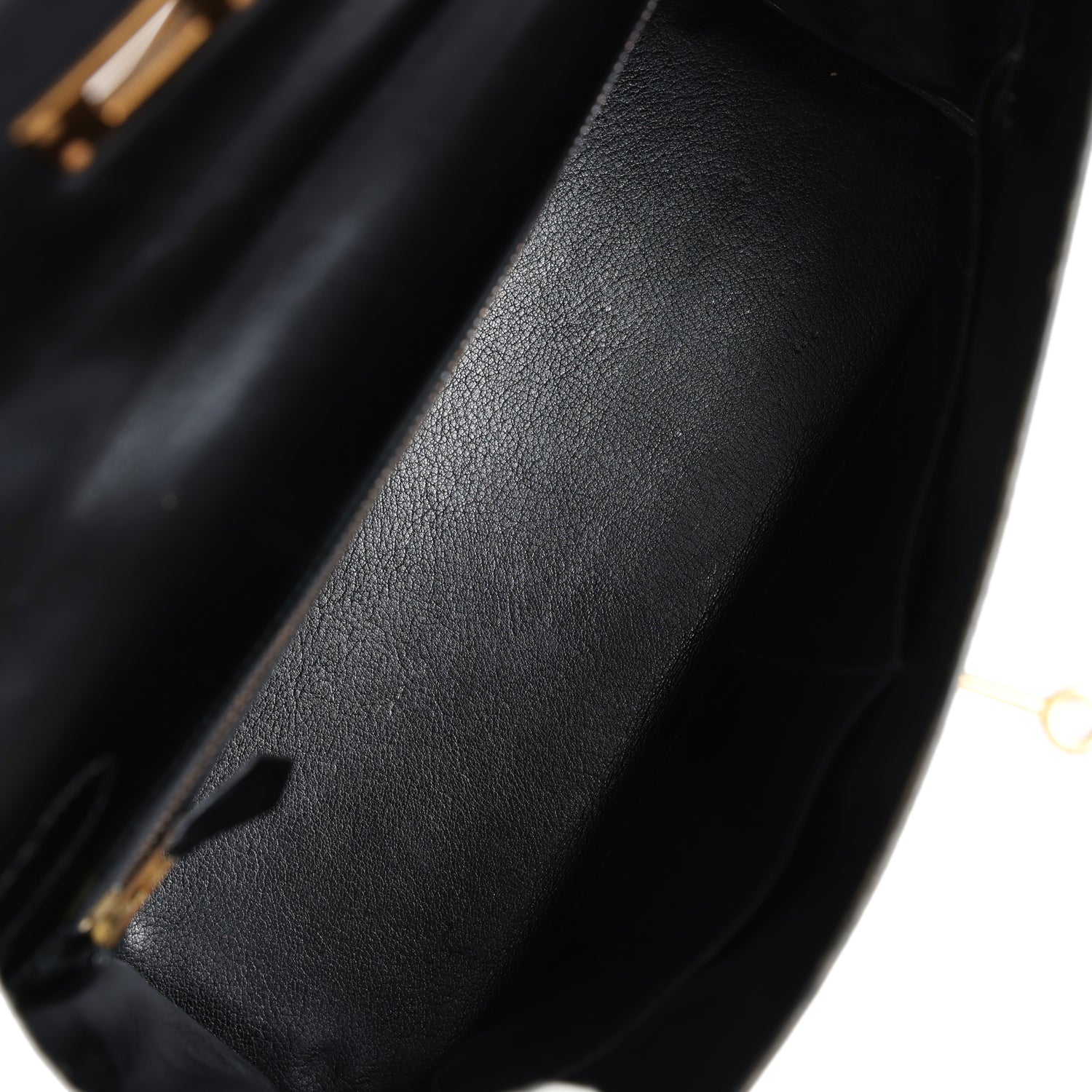 New Hermes Kelly Retourne 32 Black Box Gold Hardware