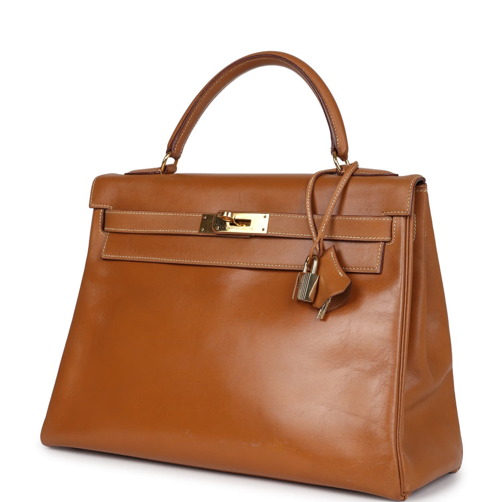 New Hermes Kelly Retourne 32 Naturel Sable Chamonix Gold Hardware