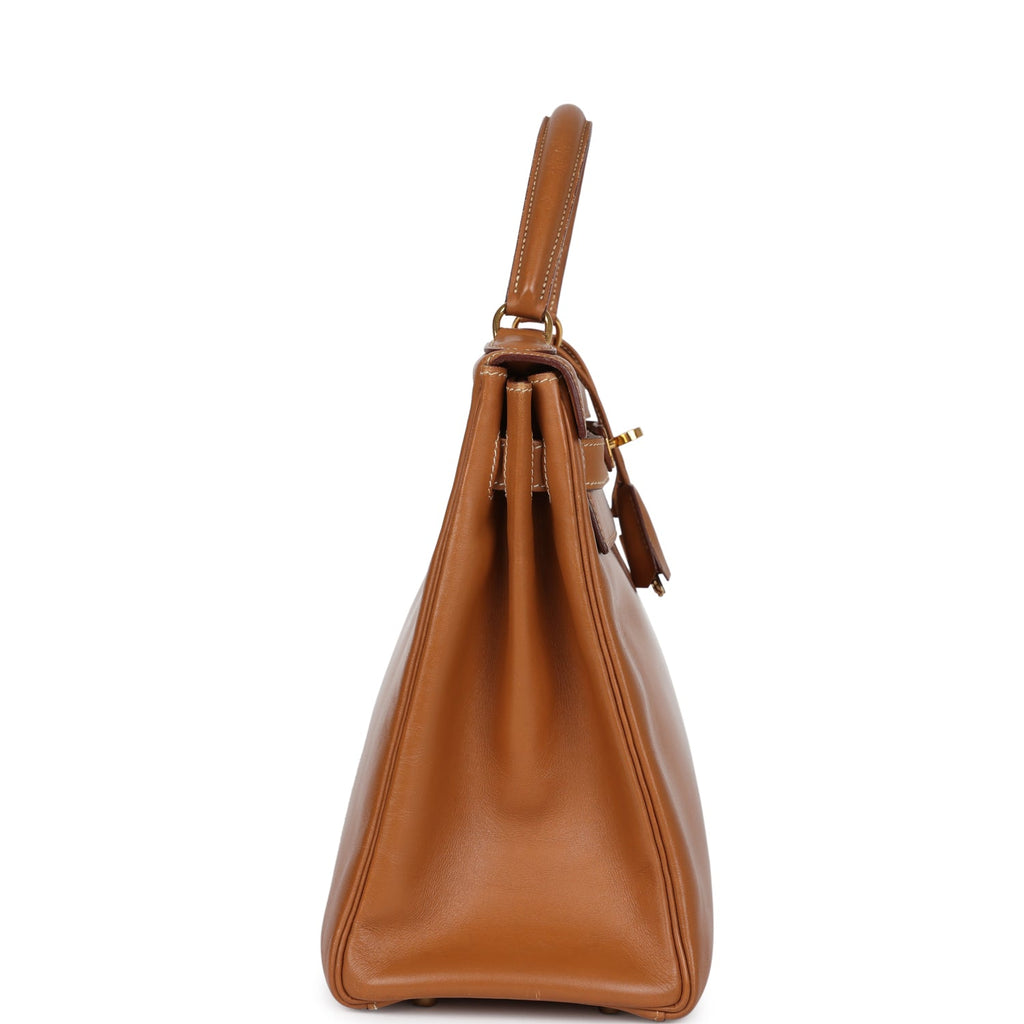 New Hermes Kelly Retourne 32 Naturel Sable Chamonix Gold Hardware