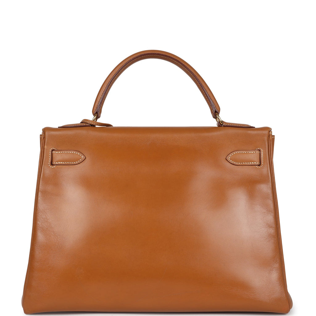 New Hermes Kelly Retourne 32 Naturel Sable Chamonix Gold Hardware
