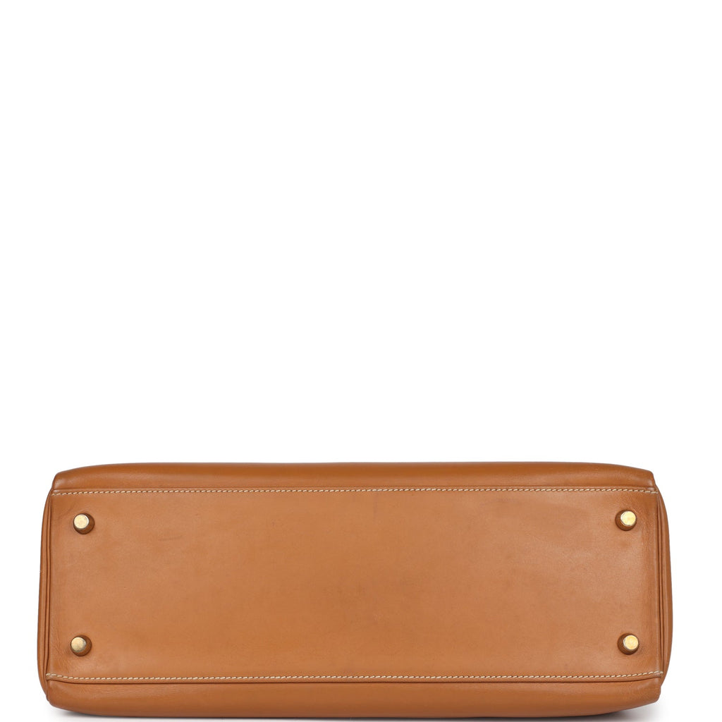 New Hermes Kelly Retourne 32 Naturel Sable Chamonix Gold Hardware