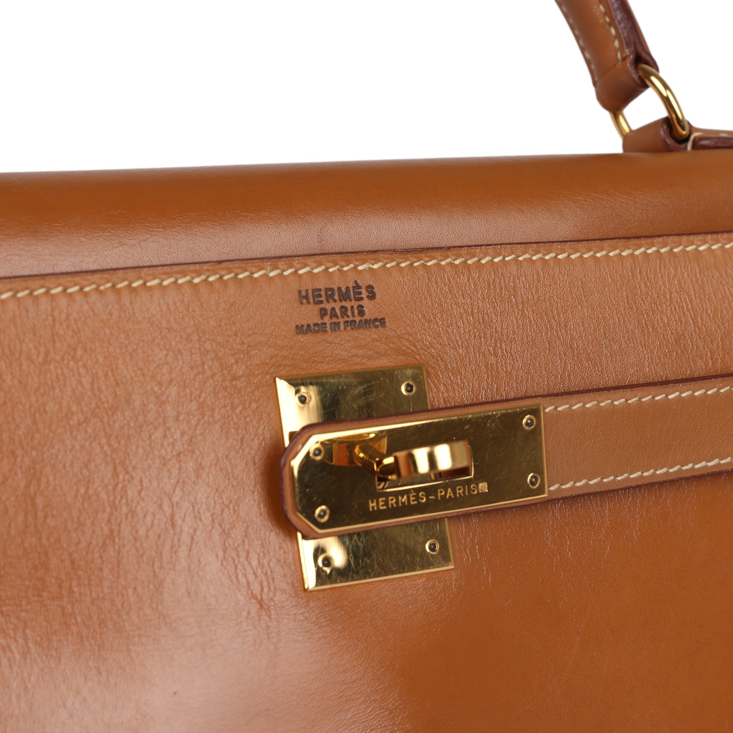 New Hermes Kelly Retourne 32 Naturel Sable Chamonix Gold Hardware