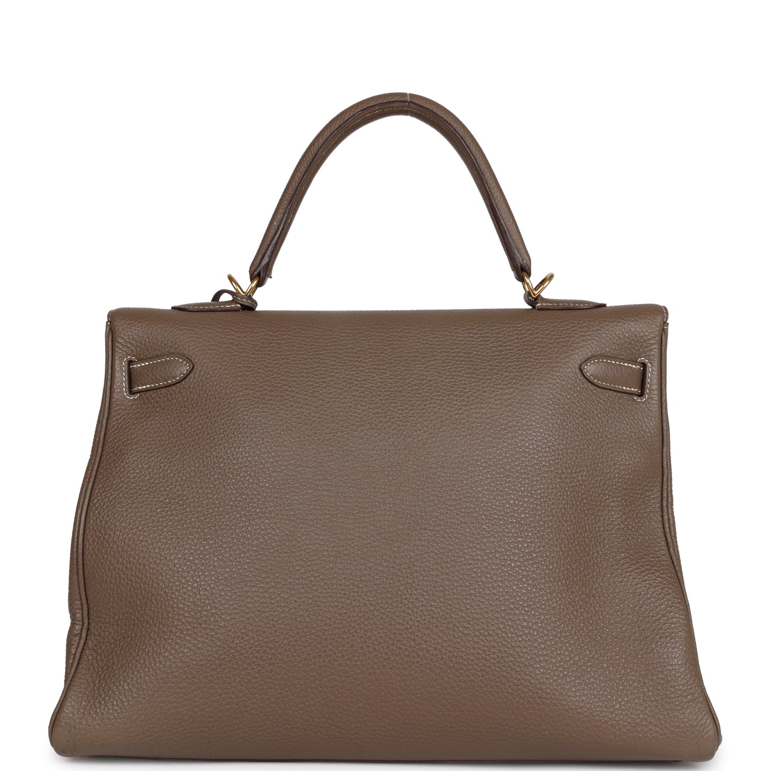 Hermes Kelly Retourne 35 Etoupe Togo Gold Hardware