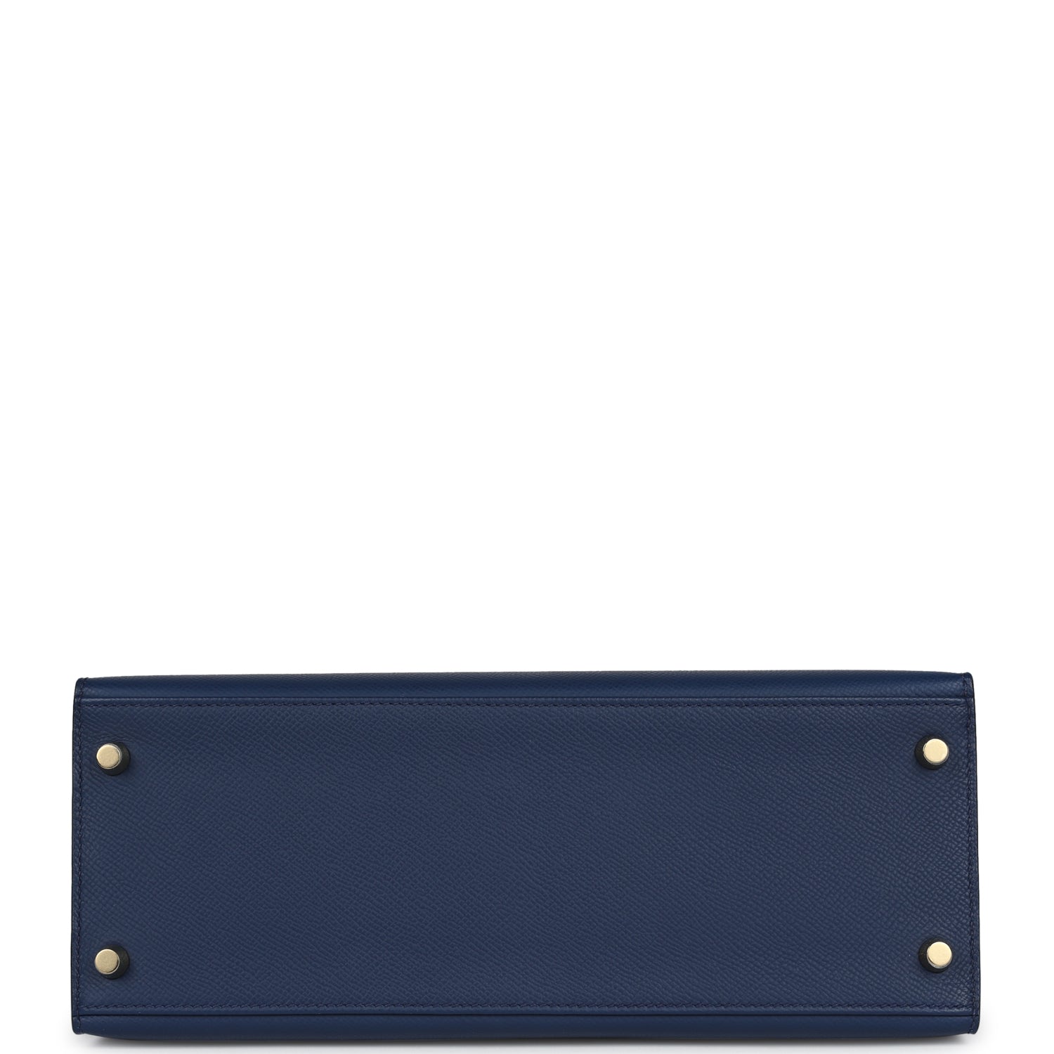 Hermes Kelly Sellier 28 Bleu Navy Epsom Gold Hardware
