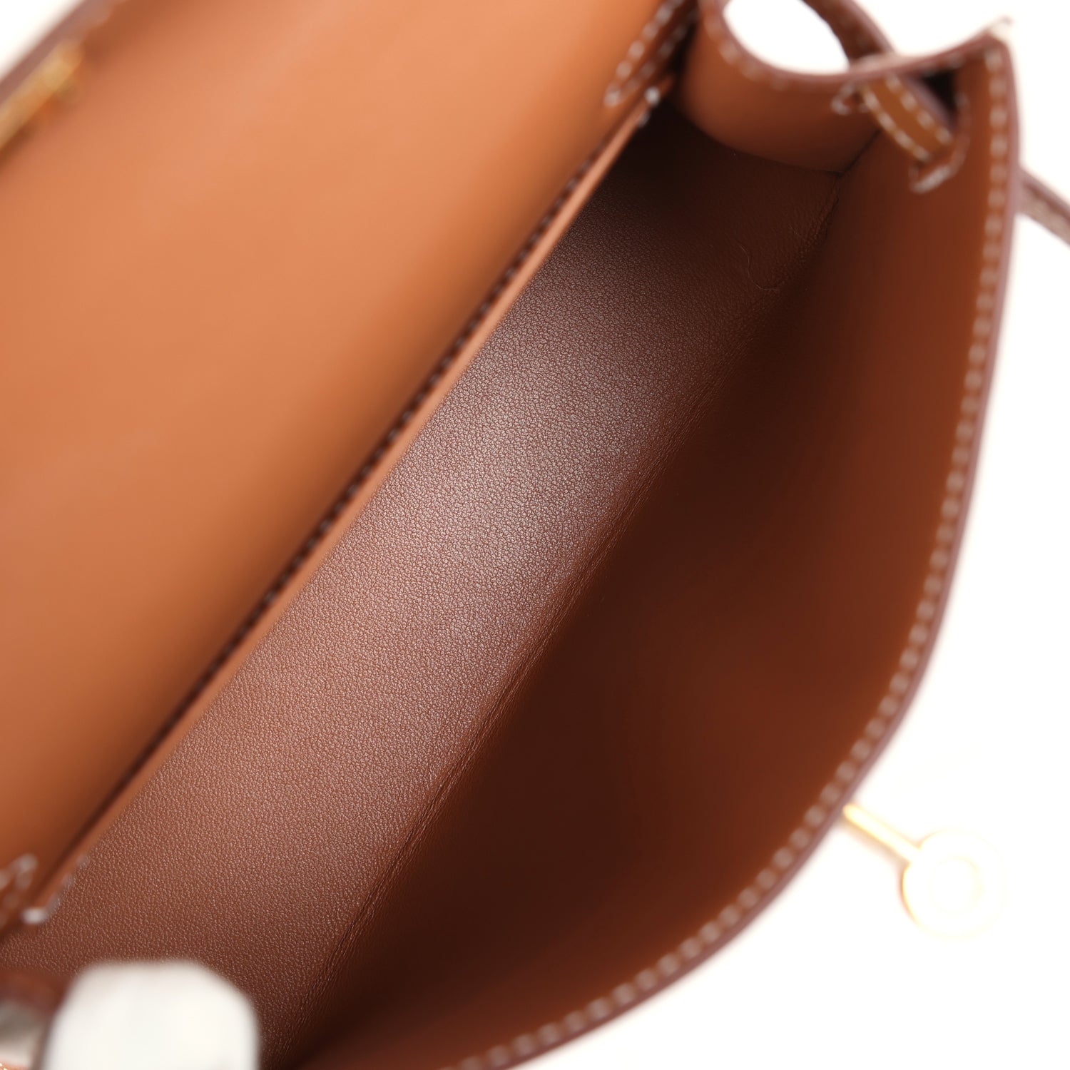 Hermes Kelly Sellier 20 Gold Epsom Gold Hardware