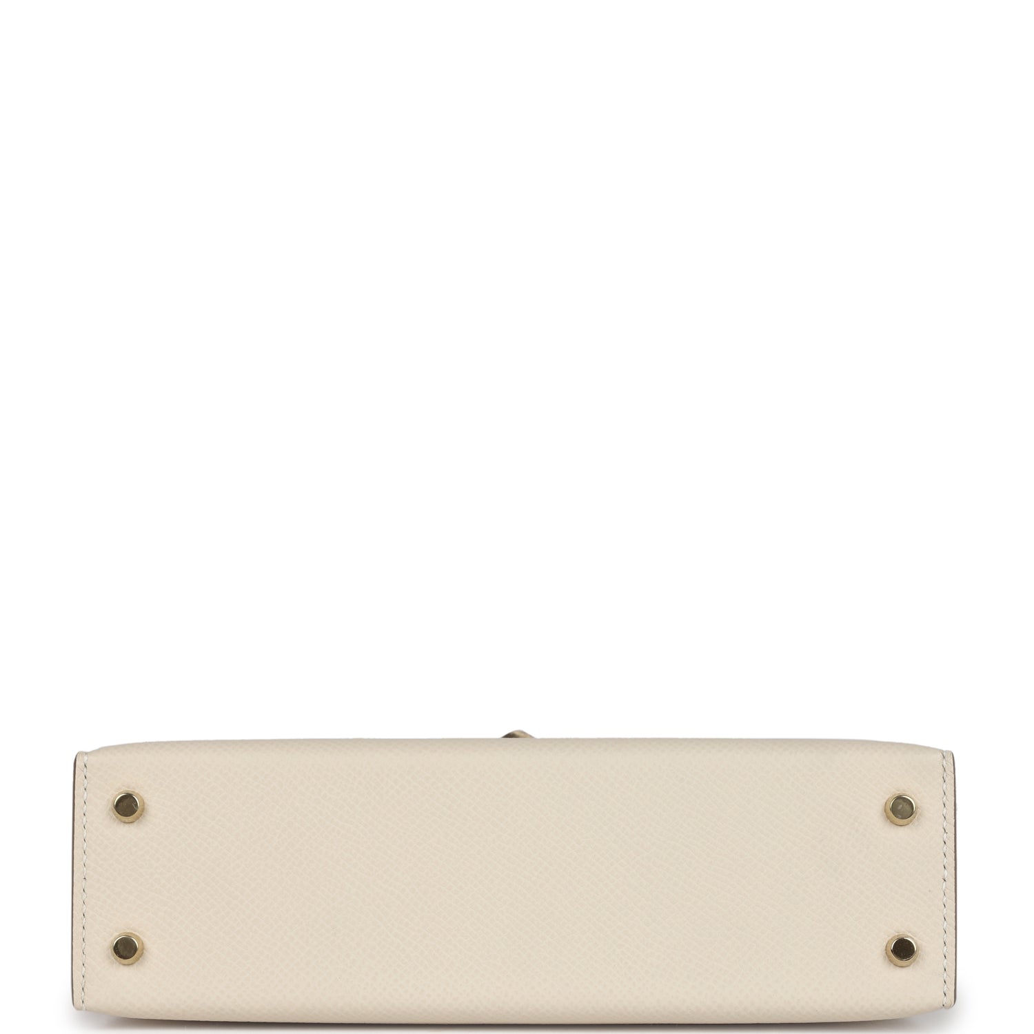 Hermes Kelly Sellier 20 Craie Epsom Permabrass Hardware