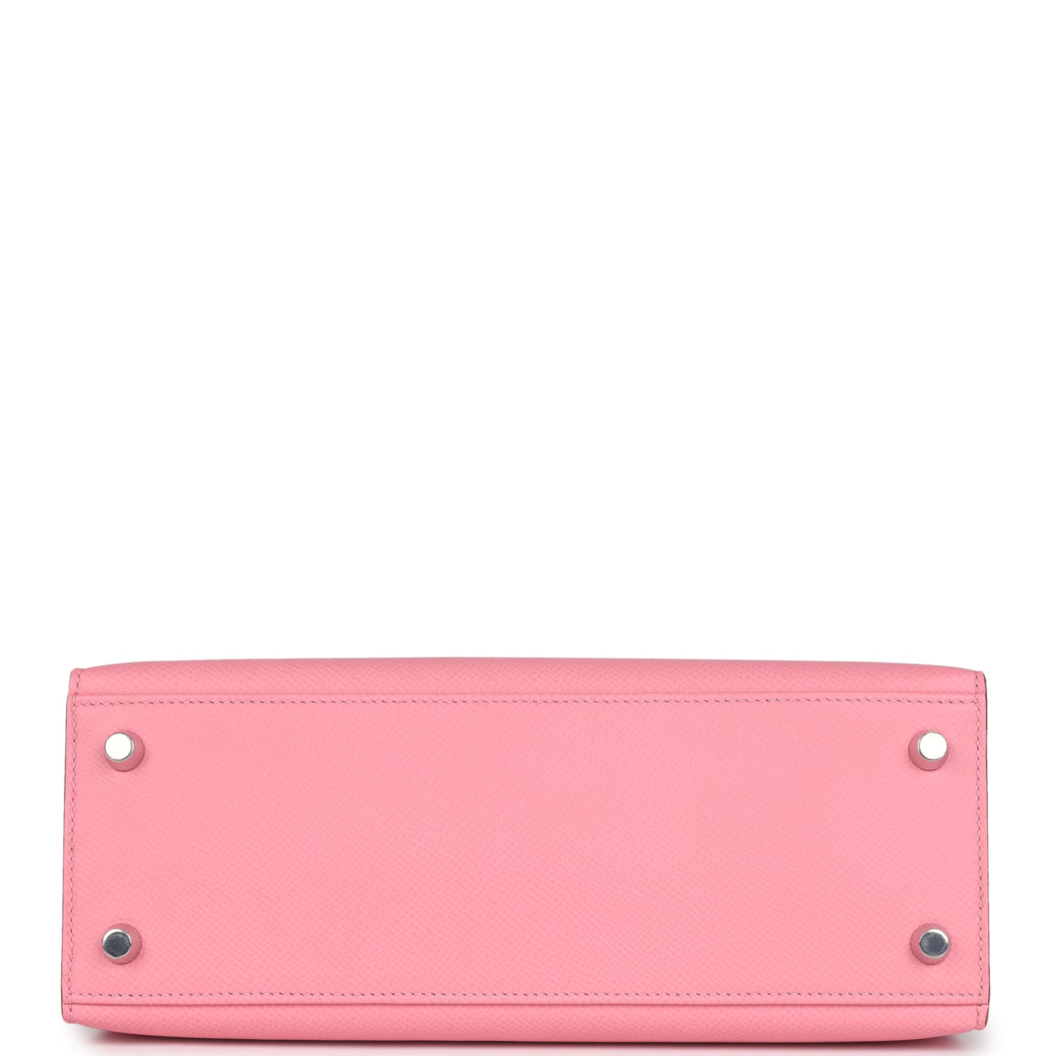 Hermes Kelly Sellier 25 Rose Confetti Epsom Palladium Hardware
